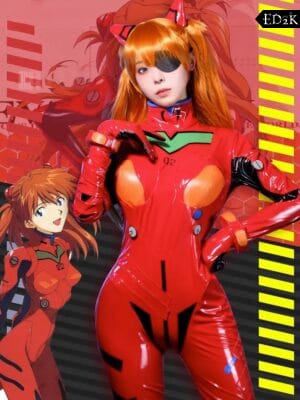 Neon Genesis Evangelion: Asuka Langley | Red PU Plug Suit Cosplay Costume