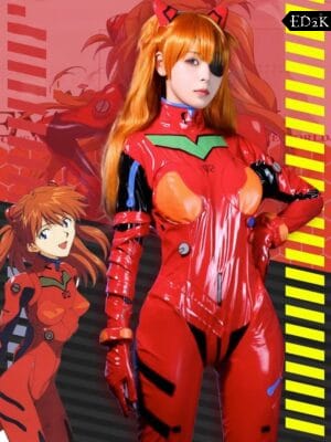 Neon Genesis Evangelion: Asuka Langley | Red PU Plug Suit Cosplay Costume