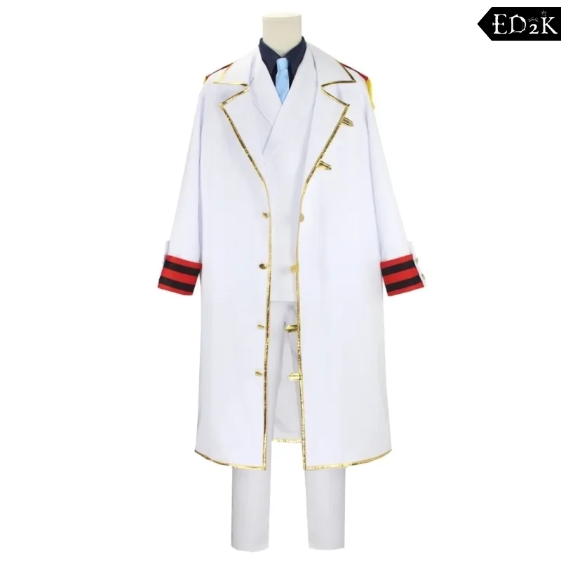 Alternative view of One Piece: Monkey D Garp | Marine Uniform Cosplay Costume