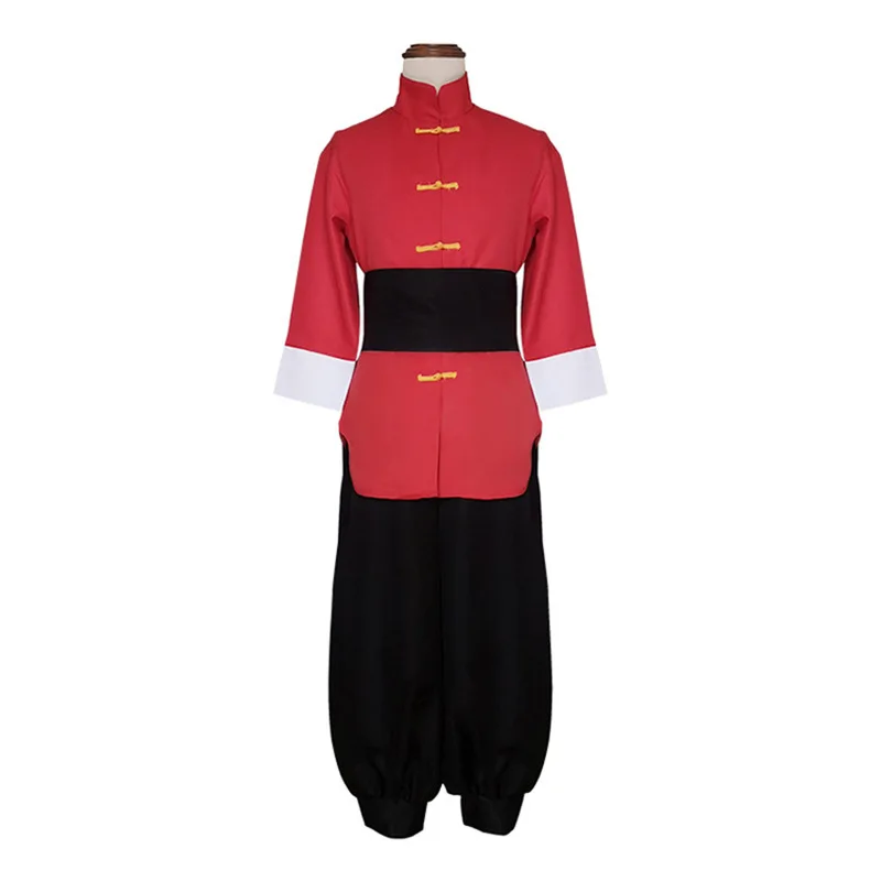 Alternative view of Ranma ½: Ranma Saotome | Red Martial Arts Gi Cosplay Costume
