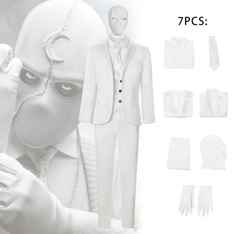Moon Knight: Marc Spector | White Superhero Costume