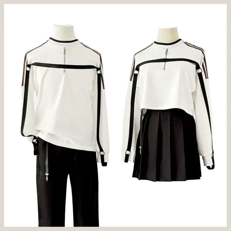 Alternative view of Love and Deepspace: Heroine And Caleb | Casual Hoodie Cosplay Costume