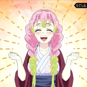 Demon Slayer: kimetsu no Yaiba: Kanroji Mitsuri | Purple Kimono Cosplay Costume Set
