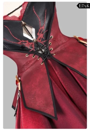 Love and Deepspace: Heroine | Fantasy Red Dress Cosplay Costume