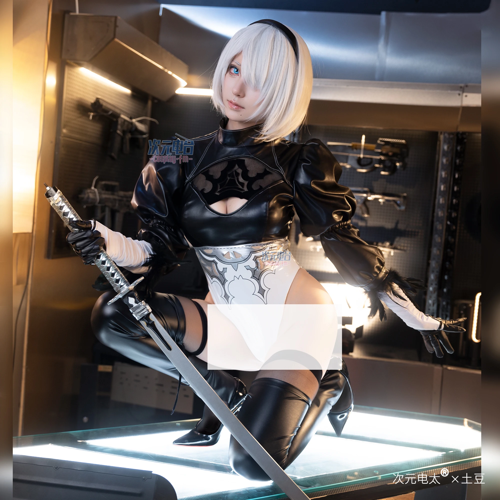 [Pre-Order]NieR: Automata: YoRHa No.2 Type B | White and Black YoRHa Uniform Cosplay Costume Set