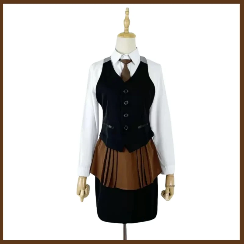 Alternative view of Tokyo Ghoul: Touka Kirishima | Anteiku Coffee Shop Uniform Cosplay Costume Set