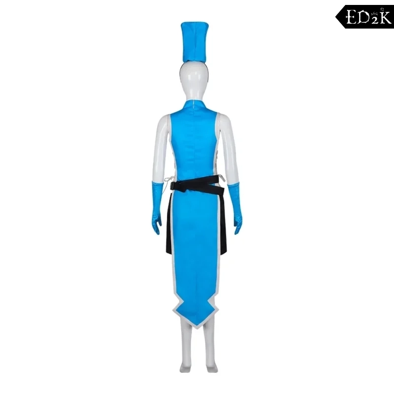 The Valiant Hero Who Died Of Exhaustion And The Assassin Princess: Anemone | Blue Cosplay Costume