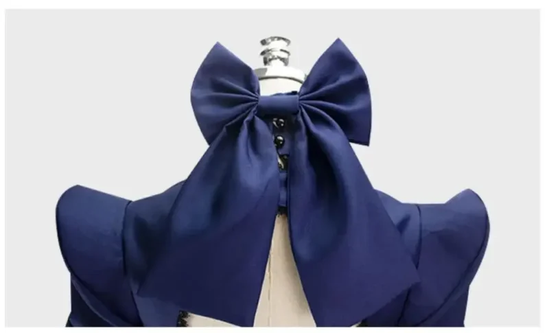 Fate/Stay Night: Altria Pendragon | Blue Evening Dress Cosplay Costume Set