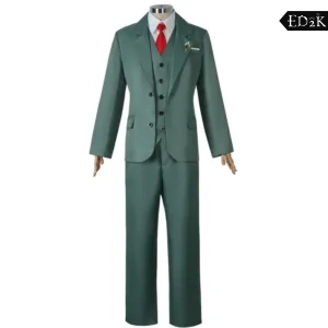 Spy x Family: Loid Forger | Green Suit and Tie Cosplay Costume Set