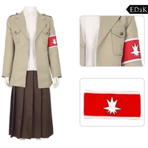 Attack on Titan: Marleyan Officer Cadet & Survey Corps | Uniform Cosplay Costume Set