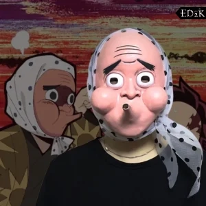 Demon Slayer: Kimetsu no Yaiba: Haganetsuka Hotaru | Latex Mask Cosplay Props