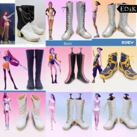 K-Pop: Demon Hunters Rumi & Mira & Zoey | Boots Cosplay Shoes