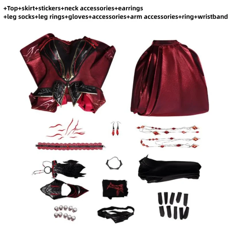 Love and Deepspace: Heroine | Fantasy Red Dress Cosplay Costume