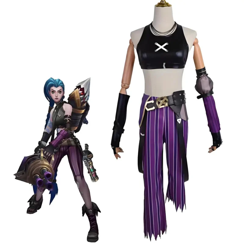 League of Legends: Jinx | Battle Suit Cosplay Costume Set