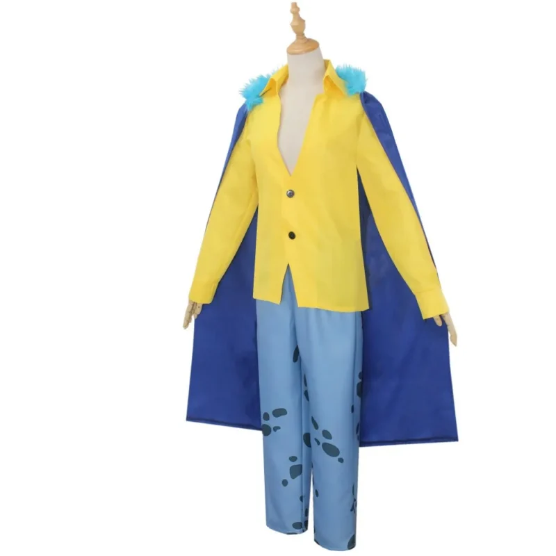 One Piece: Trafalgar D. Water Law | Coat Pants Cloak Cap Cosplay Costume