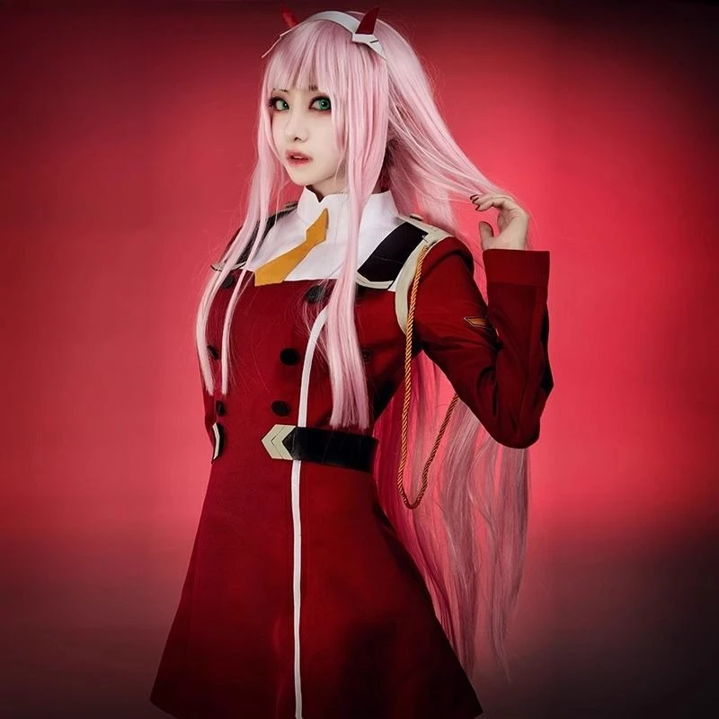 DARLING in the FRANXX: Zero Two | Red Uniform Cosplay Costume