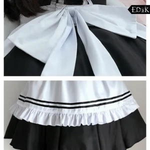 Generic | White and Black Maid Dress Cosplay Costume