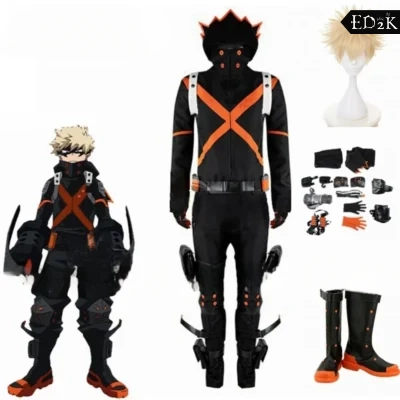 My Hero Academia: Katsuki Bakugou | World Heroes Mission Hero Costume Cosplay Set