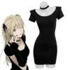 Death Note: MisaMisa | Black Gothic Dress Cosplay Costume Set