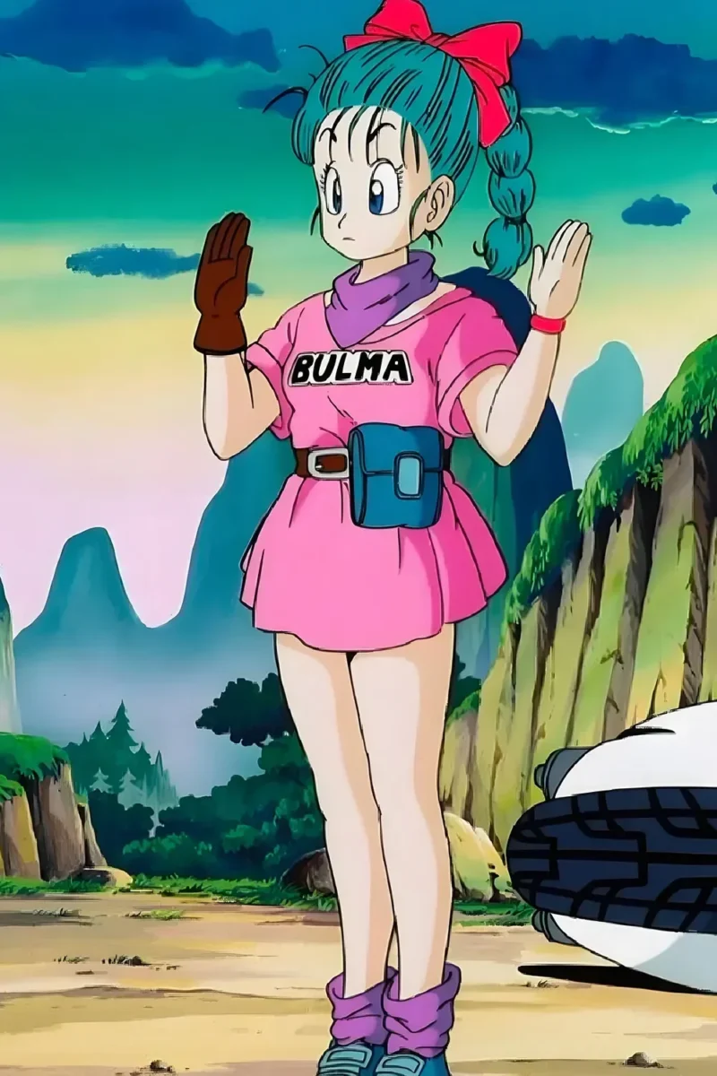 Dragon Ball Z: Bulma | Pink Dress Cosplay Costume