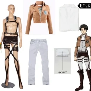 Alternative view of Attack on Titan: Survey Corps Soldier | Uniform Cosplay Costume Set