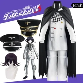 Danganronpa V3: Killing Harmony: Kokichi Oma | White Uniform Cosplay Costume Set