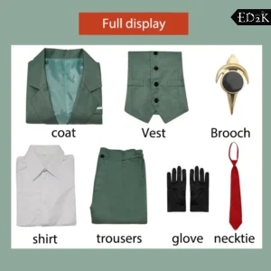 Spy x Family: Loid Forger | Green Suit and Tie Cosplay Costume Set