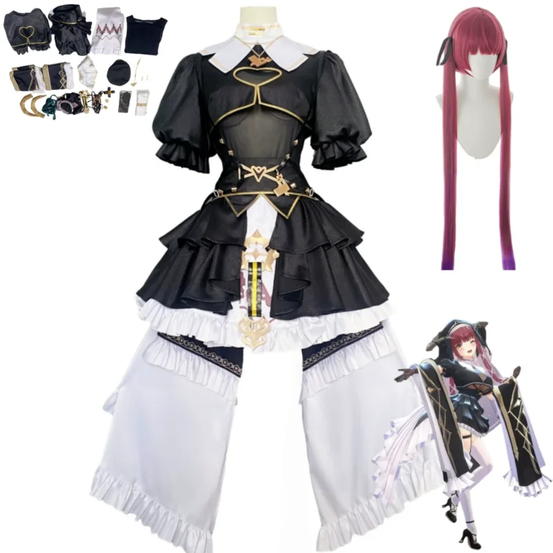 Hololive: Houshou Marine | Nun Uniform Cosplay Costume Set