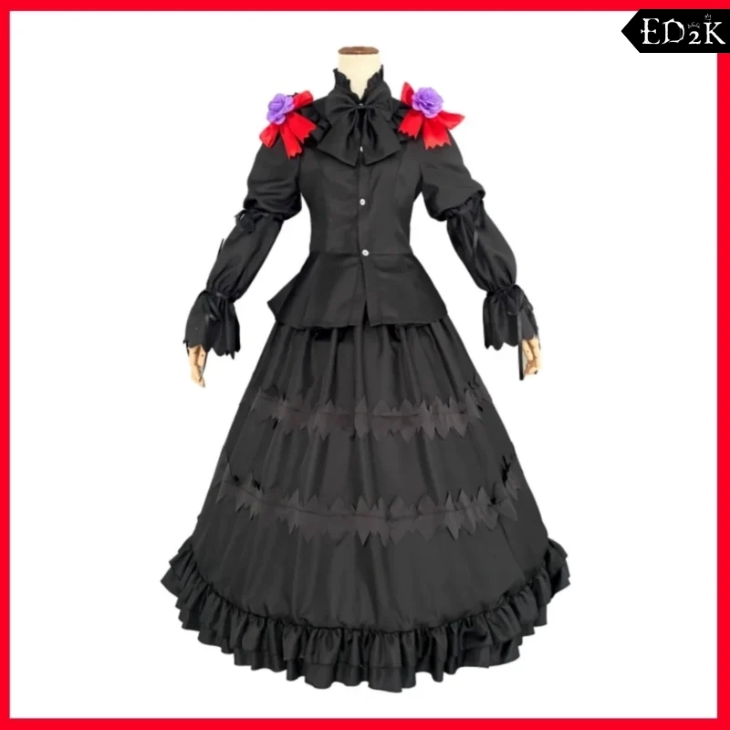 Alternative view of Date A Live: Tokisaki Kurumi (Nightmare Form) | Gothic Dress Cosplay Costume Set