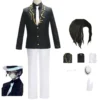 Demon Slayer: Kimetsu no Yaiba: Kibutsuji Muzan | Black Suit Full Cosplay Set