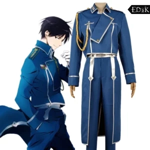 Fullmetal Alchemist Dual Sympathy: Roy Mustang | Military Uniform Cosplay Costume