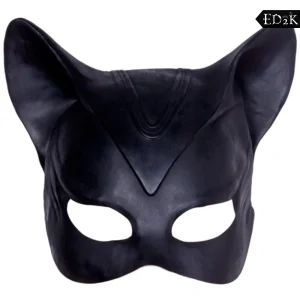 Alternative view of DC Comics: Batman Catwoman | Black Latex Mask Cosplay Props