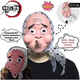 Demon Slayer: Kimetsu no Yaiba: Haganetsuka Hotaru | Latex Mask Cosplay Props