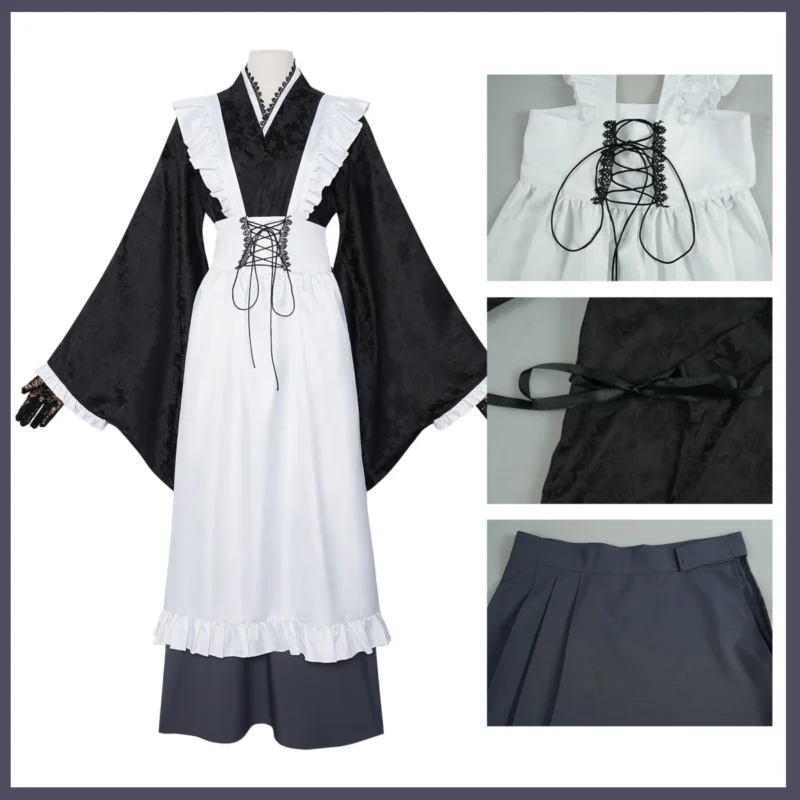 My Dress-Up Darling: Kitagawa Marin | Maid Dress and Kimono Cosplay Costume Set