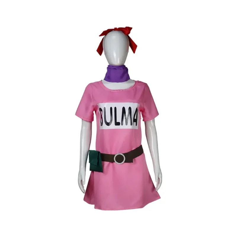 Dragon Ball Z: Bulma | Pink Dress Cosplay Costume