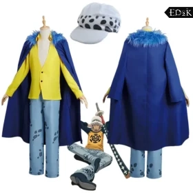One Piece: Trafalgar D. Water Law | Coat Pants Cloak Cap Cosplay Costume
