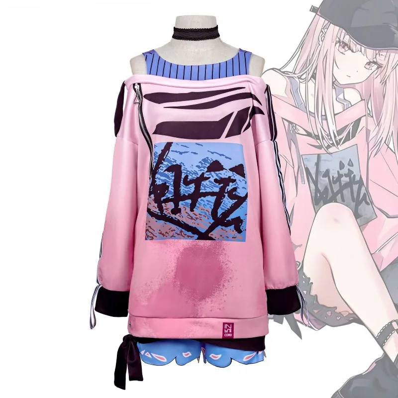 Project SEKAI: COLORFUL STAGE! feat. Hatsune Miku: AKIYAMA MIZUKI | Pink Cosplay Costume