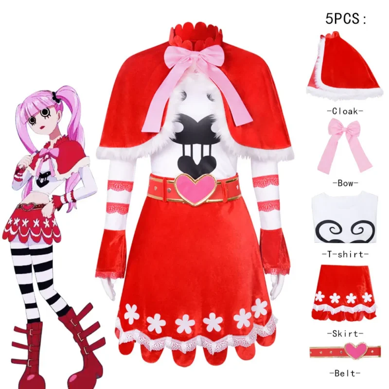 One Piece: Perona | Pink Gothic Dress Cosplay Costume