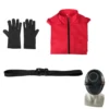 Circle Mask Red Costume