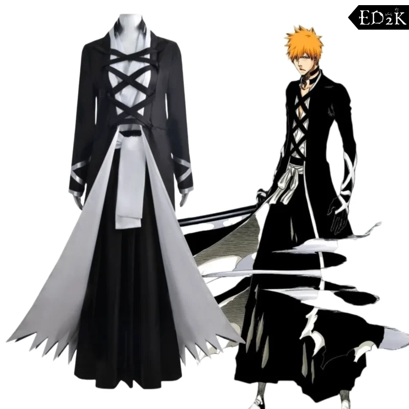 Bleach: Kurosaki Ichigo | Soul Society Shinigami Uniform Cosplay Costume Set