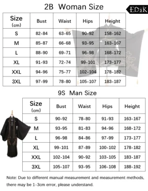 NieR: Automata: 2B & 9S | YoRHa Uniform Cosplay Costume Set