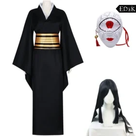 Demon Slayer: Kimetsu no Yaiba: Nakime | Kimono Dress Cosplay Costume