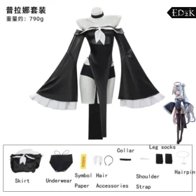 Blue Archive: Plana | Black Cosplay Costume Set