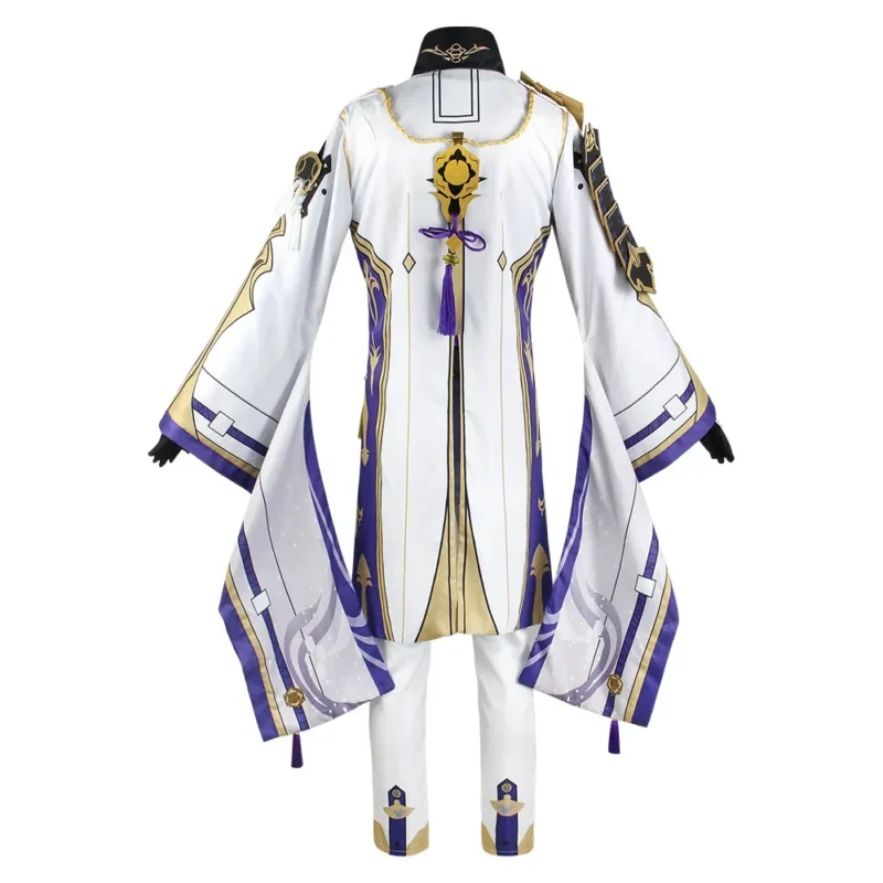 Genshin Impact: Kamisato Ayato | Blue White Traditional Uniform Cosplay Costume