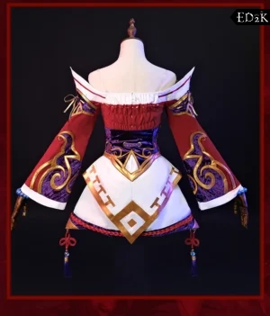 League of Legends: The Nine-Tailed Fox Ahri | Red Dress Cosplay Costume