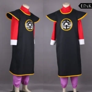 Dragon Ball Z: North Kaioshin | Purple and Gold Traditional Robe Cosplay Costume