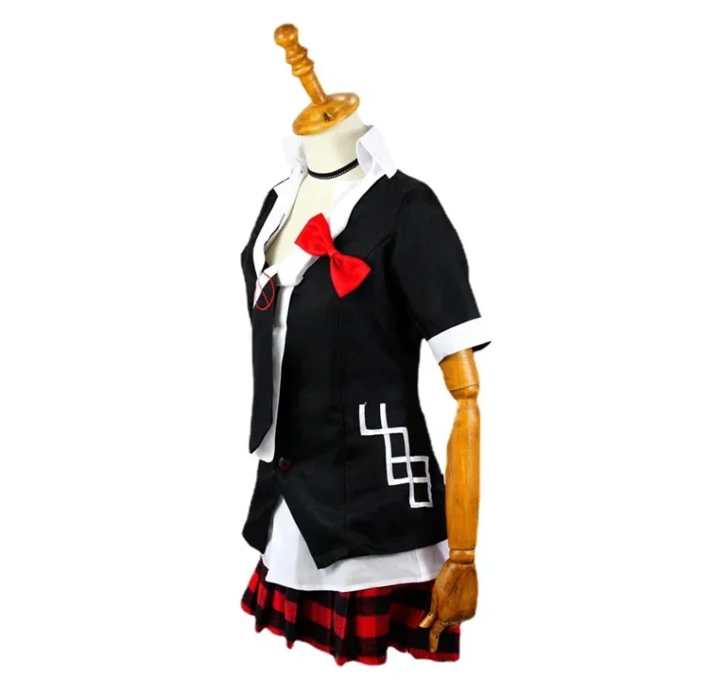 Danganronpa: Junko Enoshima | Red and Black Monokuma Cafe Uniform Cosplay Costume