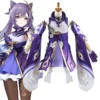 Genshin Impact: Keqing | Purple Traditional Dress Cosplay Costume Set