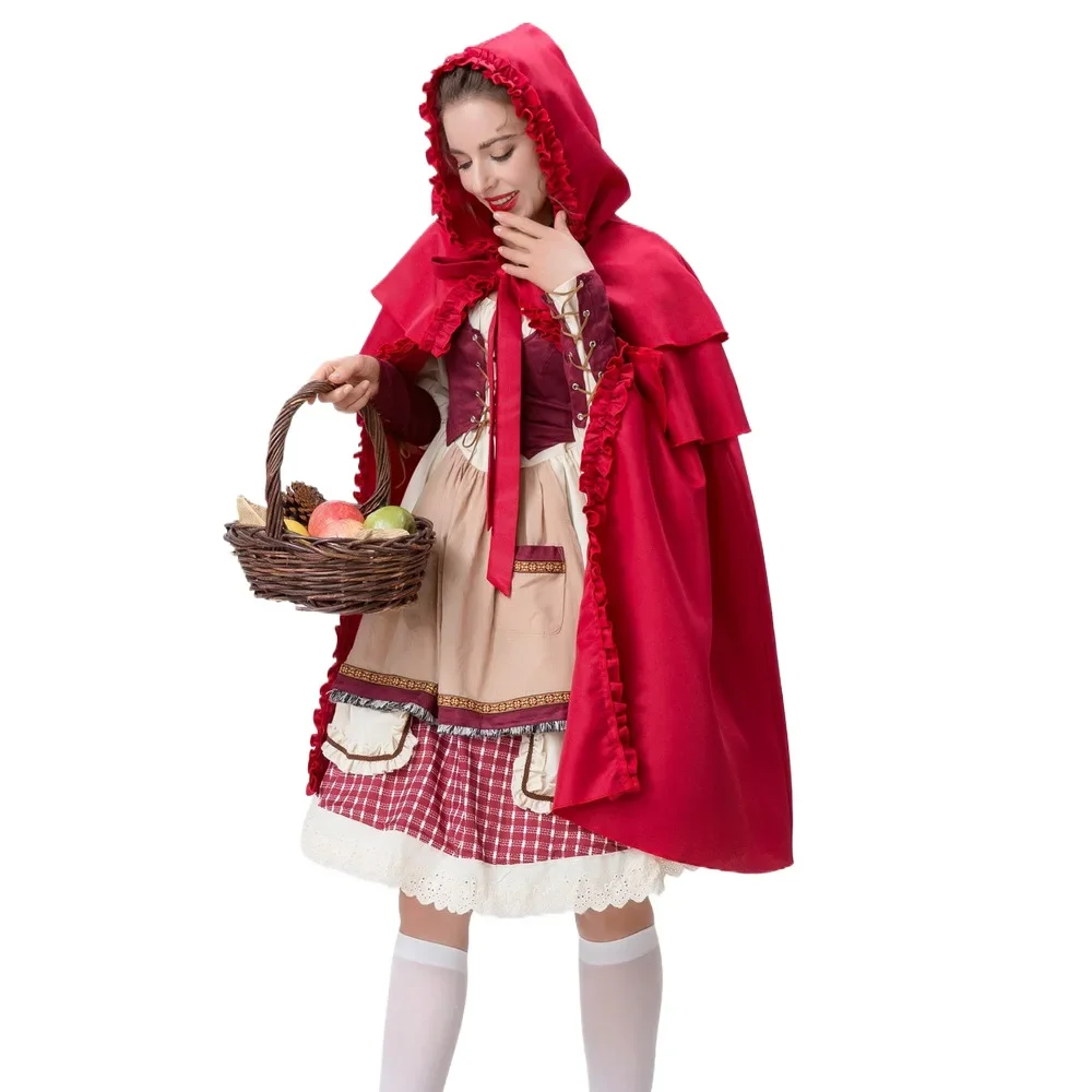 Little Red Riding Hood | Farmhouse Maid Costume Cosplay