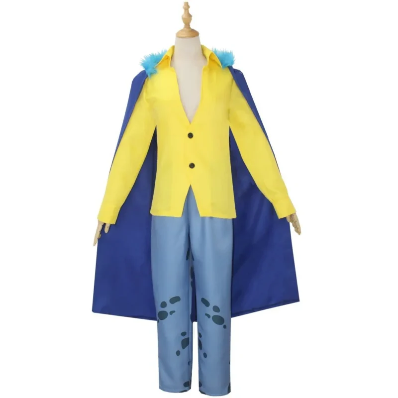 One Piece: Trafalgar D. Water Law | Coat Pants Cloak Cap Cosplay Costume